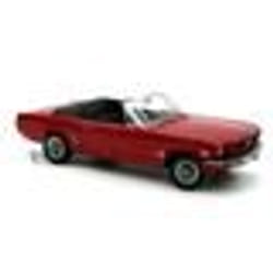 Voiture Miniature de Collection - NOREV - FORD Mustang Convertible - 1966 - Rouge - 1/18