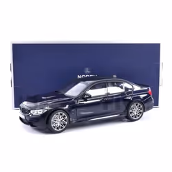 Voiture Miniature de Collection - NOREV 1/18 - BMW M3 Competition - Blue Metallic - 2017
