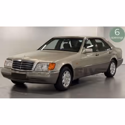 Voiture Miniature de Collection - NOREV 1/18 - MERCEDES-BENZ S600 - 1997 - Silver