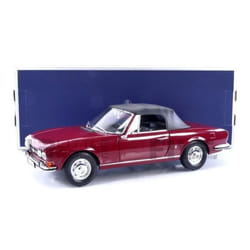 Voiture Miniature de Collection - NOREV - PEUGEOT 504 Cabriolet - 1969 - Andalou Red - 1/18