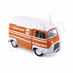 Véhicule Miniature assemble - Renault Estafette Orange Assistance Course 1968 1-18 Norev