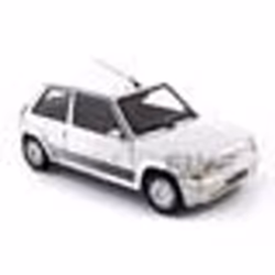 Voiture Miniature de Collection - NOREV - RENAULT 5 GT Turbo - Phase 1 - Blanc Perle - 1/18