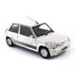 Voiture Miniature de Collection - NOREV - RENAULT 5 GT Turbo - Phase 1 - Blanc Perle - 1/18