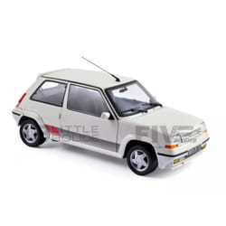 Voiture Miniature de Collection - NOREV - RENAULT 5 GT Turbo Phase 2 - 1989 - Blanc Panda - 1/18