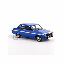 Voiture Miniature de Collection - NOREV 1/18 - RENAULT 12 Gordini - 1971 - Bleu de France - 185248