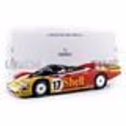 Voiture Miniature de Collection - NOREV - Porsche 962 C Shell - Le Mans 1988 - Jaune/Rouge/Noir - 1/18