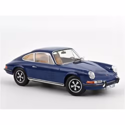 Voiture Miniature - NOREV - PORSCHE 911 S - 1969 - Bleu - 1/18 - Collection
