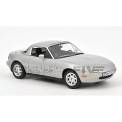 Voiture Miniature de Collection - NOREV - MAZDA MX-5 - 1989 - Argenté - 1/18