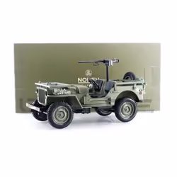 Modèle réduit - NOREV - JEEP Army D-Day - 1/18 - Couleur verte - Utilisation intérieure