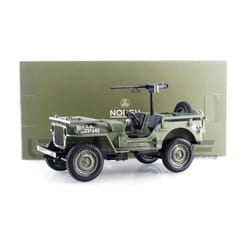 Modèle réduit - NOREV - JEEP Army D-Day - 1/18 - Couleur verte - Utilisation intérieure