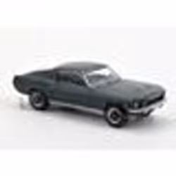 Voiture Miniature de Collection - NOREV - FORD Mustang GT Fastback - 1968 - Vert - 1/43