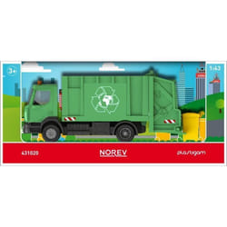 Camion éboueur Renault trucks Plastigram - NOREV - Avec bascule à poubelle - Pour enfant de 3 ans et plus