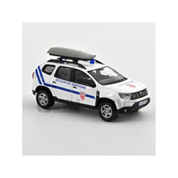 Voiture Miniature de Collection - NOREV - DACIA Duster Police Nationale - 1/43 - Blanc / Bleu - 2020