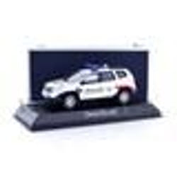 Voiture Miniature de Collection - NOREV 1/43 - DACIA Duster Police Nationale - 2021 - Silver / Blue / Red - 509054