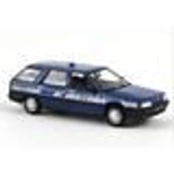 Voiture Miniature de Collection - NOREV 1/43 - RENAULT 21 Nevada Gendarmerie Info Recrutement - Bleu
