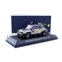 Voiture Miniature de Collection - NOREV - RENAULT R5 Turbo 3R E-Tech - 1/43 - Noir / Blanc / Jaune
