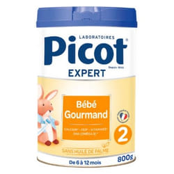 Picot Expert Bébé Gourmand 2 Lait de Suite 6 à 12 Mois 800 g