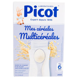 Picot Mes Céréales Multicéréales Dès 6 Mois 200 g
