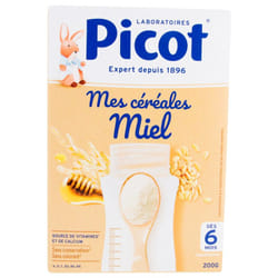 Picot Mes Céréales Miel Dès 6 Mois 200 g