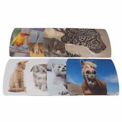 APM - TAPIS DE SOURIS SERIGRAPHIE THEME ANIMAUX X8