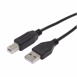 APM 570300, 1,8 m, USB A, USB B, USB 2.0, 40 Mbit/s, Noir