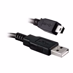 APM 570308, 1,8 m, USB A, Mini-USB B, USB 2.0, Noir