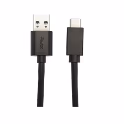 APM 570311, 1 m, USB A, USB C, USB 3.2 Gen 1 (3.1 Gen 1), Noir