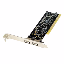 APM USB2.0 2-Port PCI Card, PC Card 32-bit, USB 2.0, 480 Mbit/s, Avec fil, Windows 98SE/Me/2000/XP/Vista