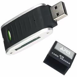 APM 570611, MMC, SD, 480 Mbit/s, - Windows 98SE/Me/2000/XP/Vista - Mac OS X - Linux OS 24