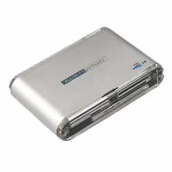 APM 571201, CF, Clé USB (MS), miniSD, MMC, MS Duo, MS PRO, MS PRO Duo, SD, Argent, 480 Mbit/s, USB 2.0