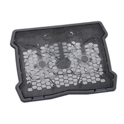 Support ventilé APM - Noir - 2 ventilateurs - Silencieux - pour ordinateurs jusquà 15.6 pouces