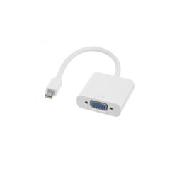 APM 590105 changeur de genre de câble Mini DisplayPort VGA Blanc