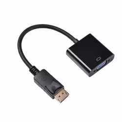 APM 590473 câble vidéo et adaptateur 0,15 m DisplayPort VGA (D-Sub) Noir