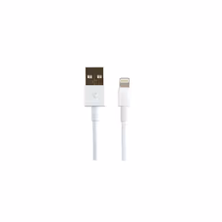 APM 600224, 1 m, Lightning, USB A, Mâle, Mâle, Blanc