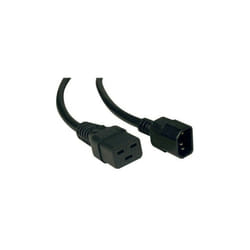 Eaton IEC C14/IEC C19, 10/16 A Noir 2 m Coupleur C14 Coupleur C19