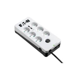 Eaton PB6TUF protection surtension Noir, Blanc 6 sortie(s) CA 220 - 250 V 1,5 m