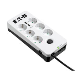 Eaton PB6TUD protection surtension Noir, Blanc 6 sortie(s) CA 220 - 250 V 1,5 m
