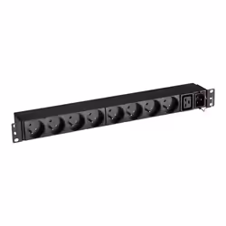 Eaton FlexPDU 8 FR, Basique, 1U, Monophasé, A mettre sur rack, horizontale/verticale, Noir