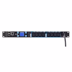 Eaton EMIH28, Avec mesure en ligne, 1U, Monophasé, A mettre sur rack, horizontale, Noir