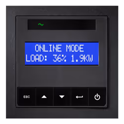 Eaton 9E6KIR alimentation d'énergie non interruptible Double-conversion (en ligne) 6 kVA 5400 W 1 sortie(s) CA - Vue supplémentaire 5