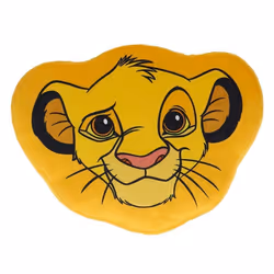 DISNEY - Coussin 3D Roi Lion Simba Disney Enfant - Décoration Chambre - Accessoire Lit - Peluche Confortable