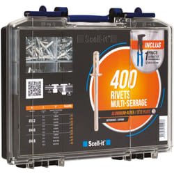 Finish - Coffret de 400 rivets multi-serrages + pince - scell-it - COF500