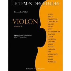 LE TEMPS DES ETUDES : VIOLON (Spirale)