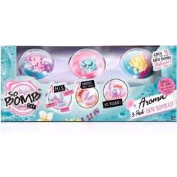 CANAL TOYS - So DIY - Kit pour créer 3 boules de bain effervescentes - Aromathérapie - So Bomb - Bath Bomb 3 Pack - BBD 039