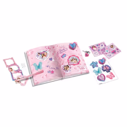 Asmodee Violetta - Carnet Secret, 6 an(s), Carton, Plastique, Papier, Violet, Multicolore, 3 pièce(s)