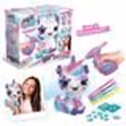 Canal Toys Peluche à personnaliser Licorne - Airbrush électrique avec pochoirs et feutres
