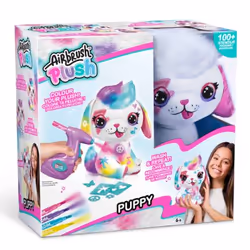 Canal Toys Airbrush Plush Puppy, Peluche chien, 3 an(s), Interactif