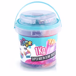 Canal Toys Slime Super Bucket 1kg, Pâte Slime, 6 an(s), Multicolore