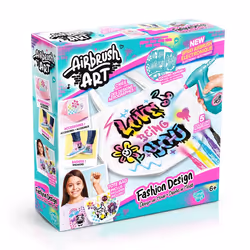 Canal Toys Airbrush Art Fashion Design Kit, Kit de dessin pour enfants, 6 an(s), Multicolore