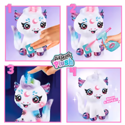 Canal Toys Airbrush Plush Light-Up Cosmic Unicorn